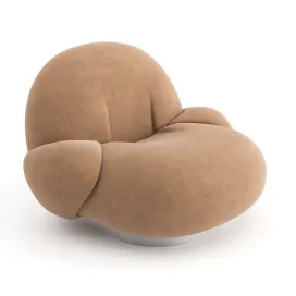 Pacha Lounge Chair with armrest by GUBI
